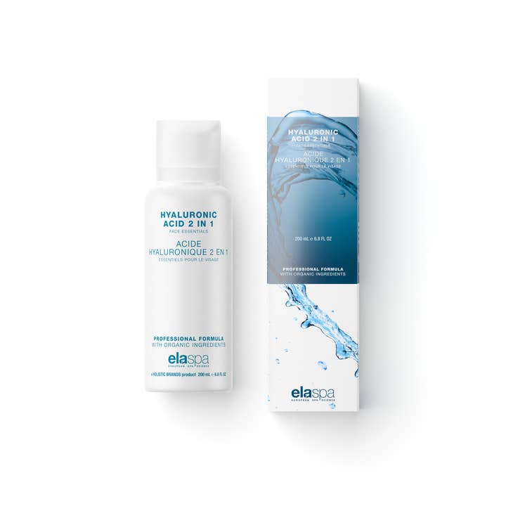 Hyaluronsyre 2 i 1 - 50 ml Serum Hydrating for engroshandel hos Elaspa