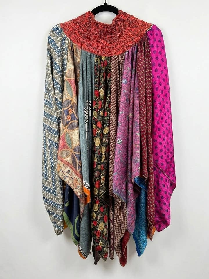 Sunrose Silk Patch Skirt 1000-05 for wholesale by She Lives Beauty