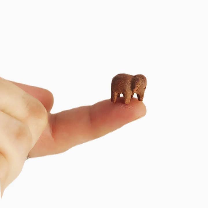 Khmer Ceramics - Wholesale Decorative Figurine - Miniature Elephant | Small