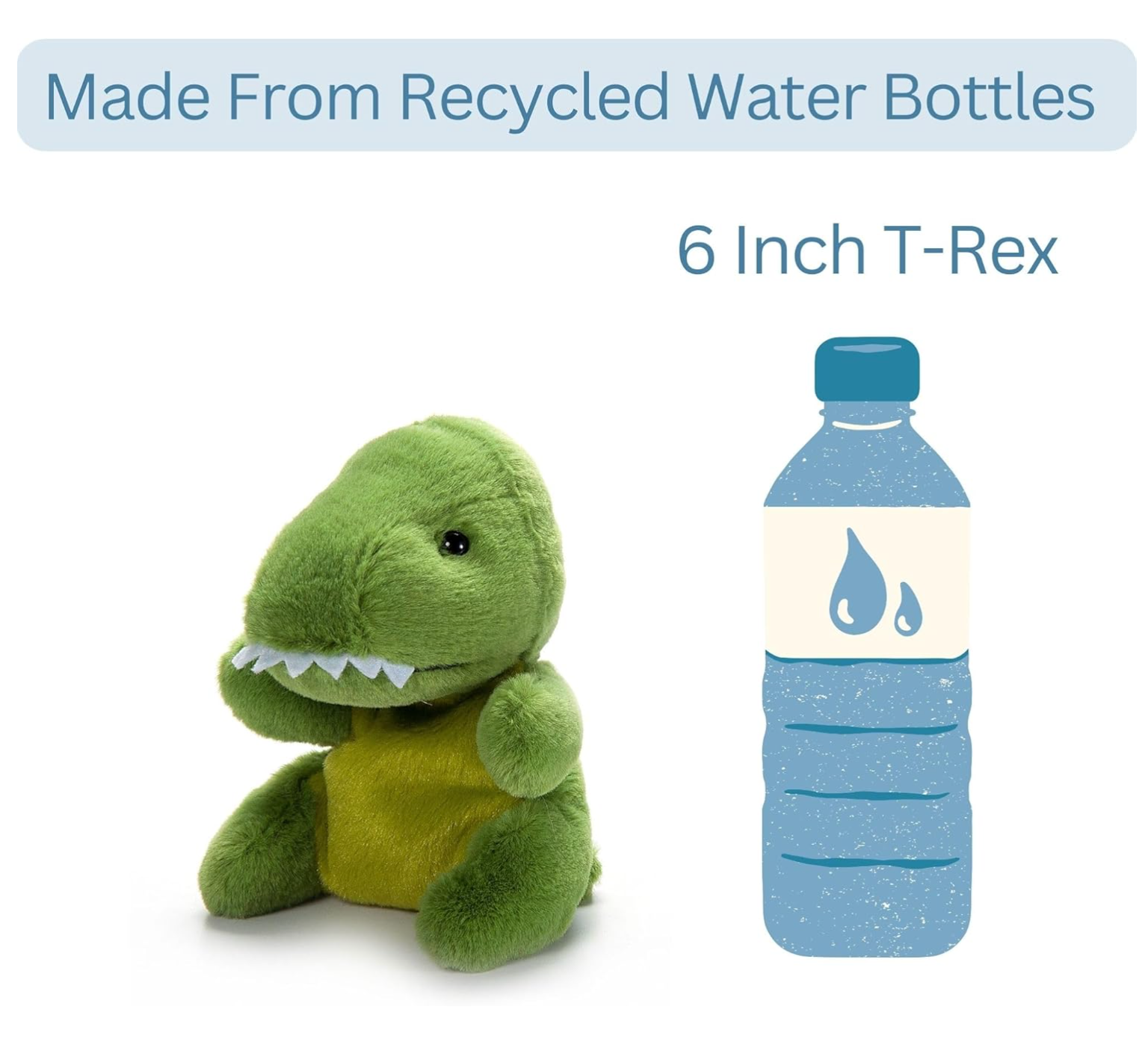 The Petting Zoo - Wholesale Stuffed/Plush Toy - Kids & Baby - 6" (14cm) Nuggetz T-Rex Dino/Dinosaur2