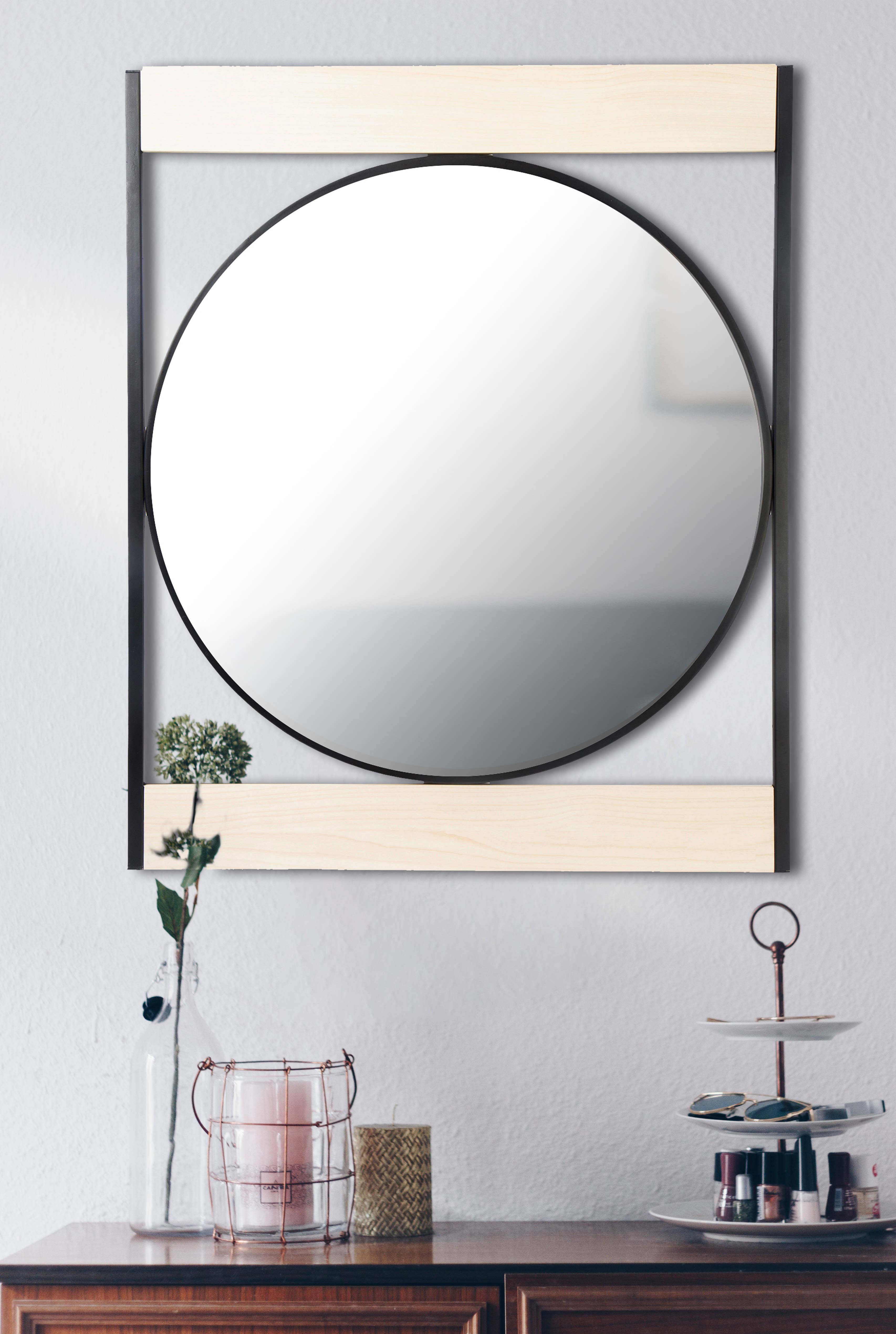 Kiera Grace - Wholesale Wall Mirror - Truu Design Logan Round Mirror 30 Inch Diameter2