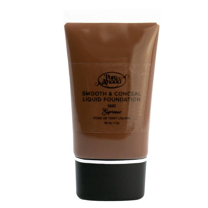 Liquid Foundation - 120C Espresso for wholesale by Pure Anada Natural Cosmetics