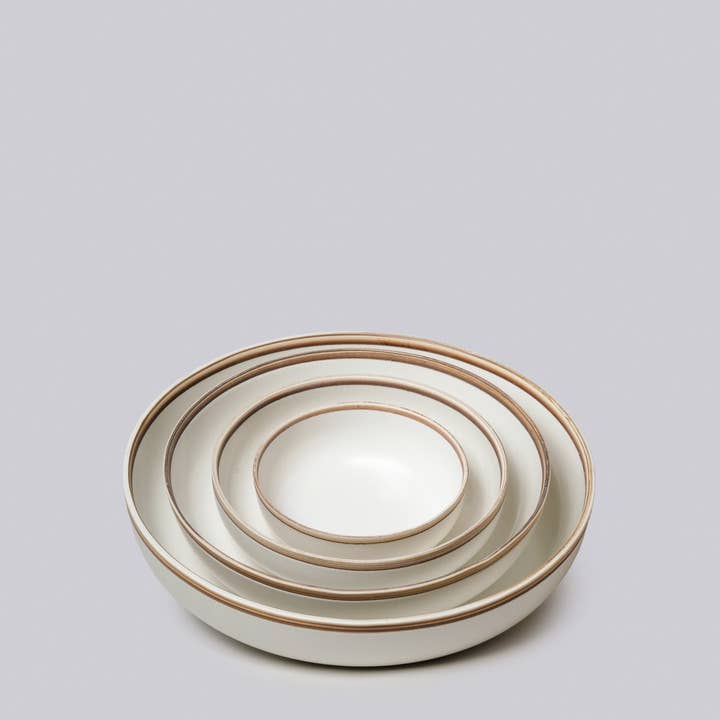 Middle Kingdom - Wholesale Bowl - Ivory Glossy Porcelain Nesting Hermit Bowls1