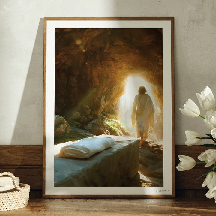 Victory in Jesus - Variante „Coming Back“ | Kunstdruck für den Großhandel von The Painted Gospel