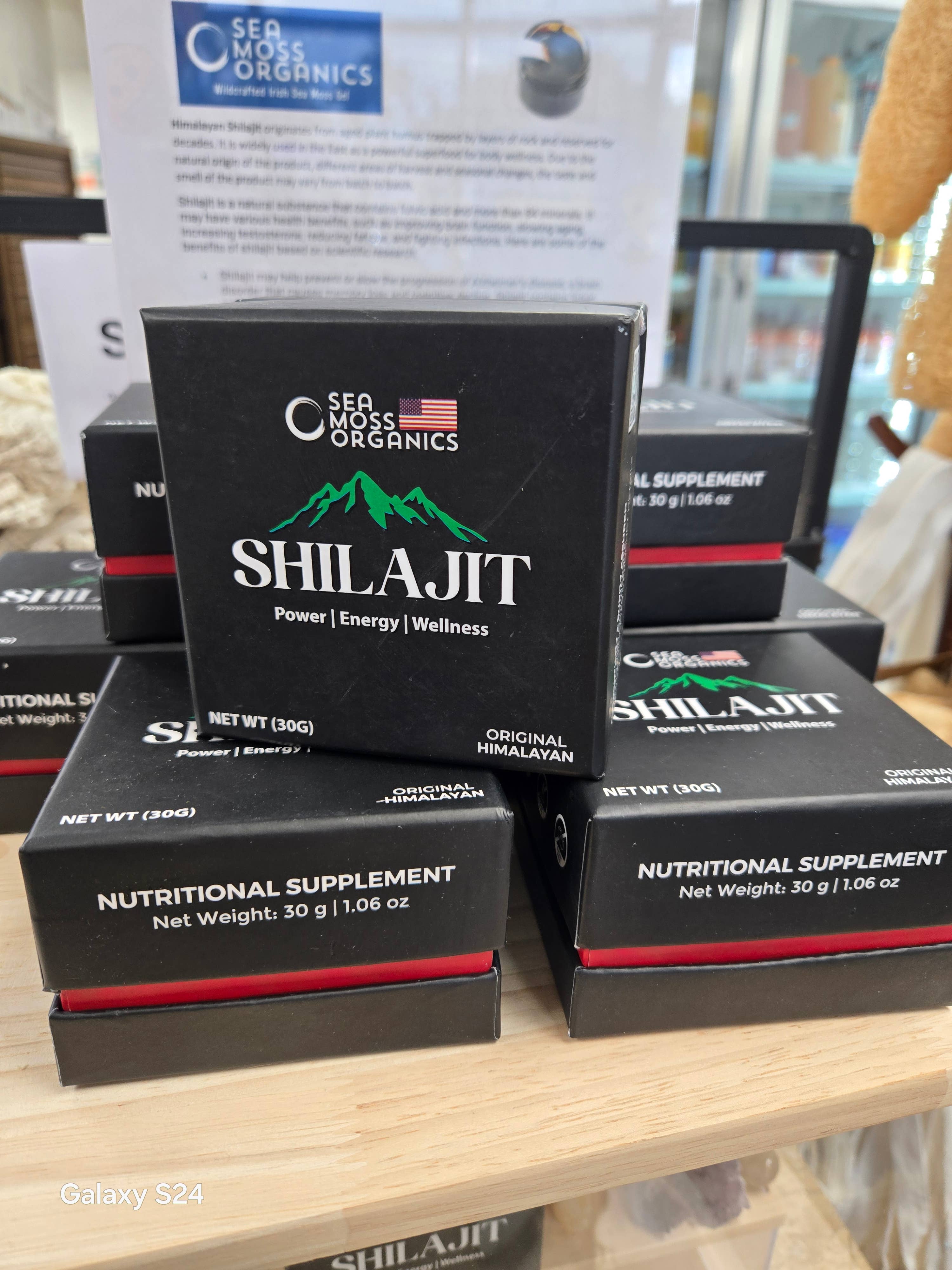 Sea Moss Organics LLC - Wholesale Voedingssupplement/vitamine - Biologische Himalaya Shilajit zachte hars 30 g1