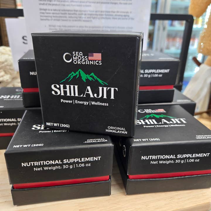 Sea Moss Organics LLC - Wholesale Oral supplement/vitamin - Organic Himalayan Shilajit Soft Resin 1.05 oz1