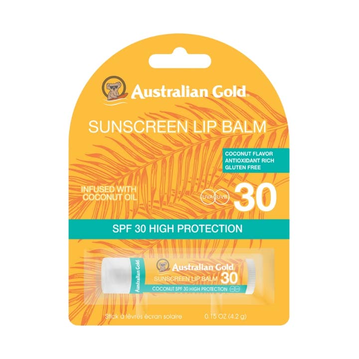 SPF 30 LÆBEPOMADE BLISTER for engroshandel hos Australian Gold