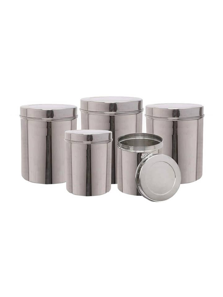 Ubha Dabba Set of 5 Smaller Sizes for wholesale by Ancientveda