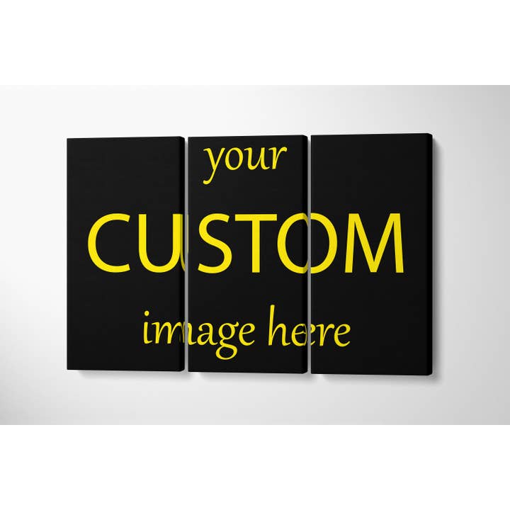 Art mural sur toile personnalisée en 3 pièces, impression sur toile à panneaux multiples pour la vente par GeekCrab