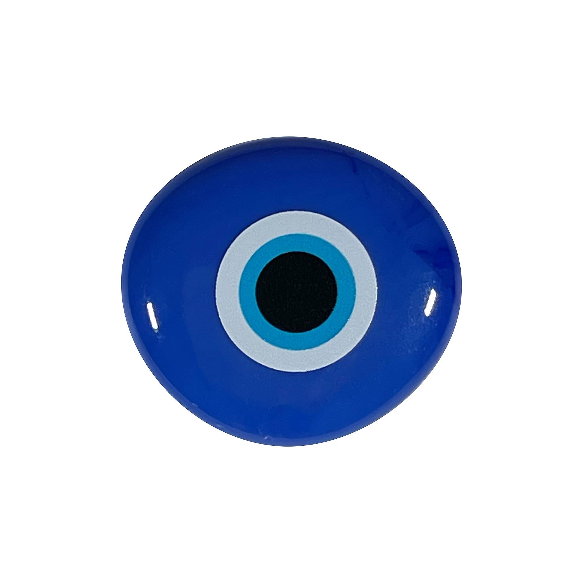 Lifeforce Glass, Inc. - Wholesale Spiritual Stone/Crystal - Printed Evil Eye Protection Palm Stone Assortment & Basket2