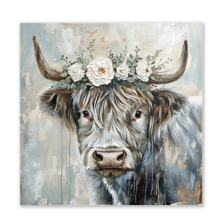 Highland Cow Rustic Slate Kitchen Trivet for Hot Dishes for wholesale by LifeSong Milestones