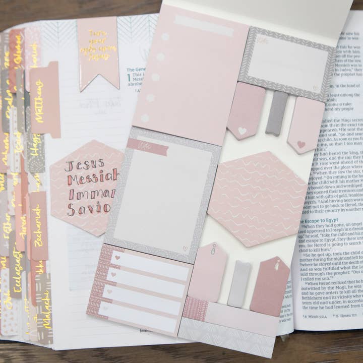 Chosen & Cherished - Wholesale Sticky Notes - Bible Study Post-It Notes | Selah Bible Study Sticky Note Set