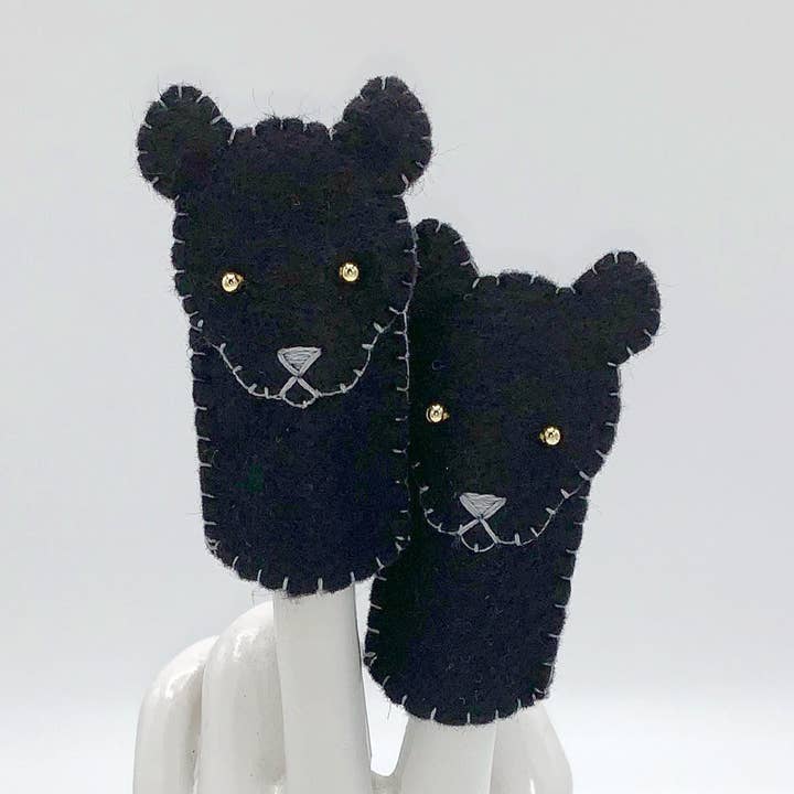 Marioneta em Feltro Panther por atacado de Lumpy Buttons