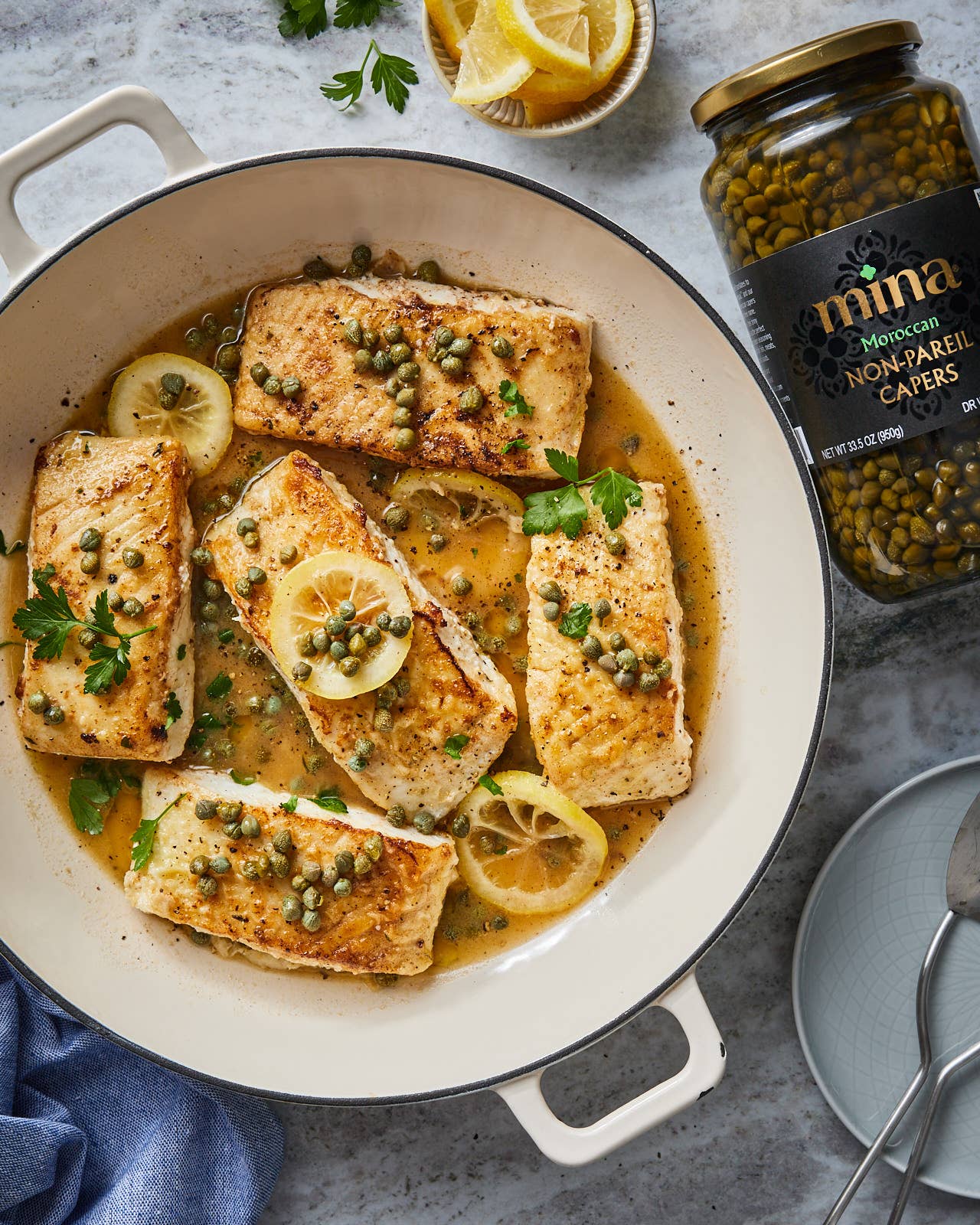 Mina - Wholesale Pickled Vegetables - 7 oz Non Pareil Capers5