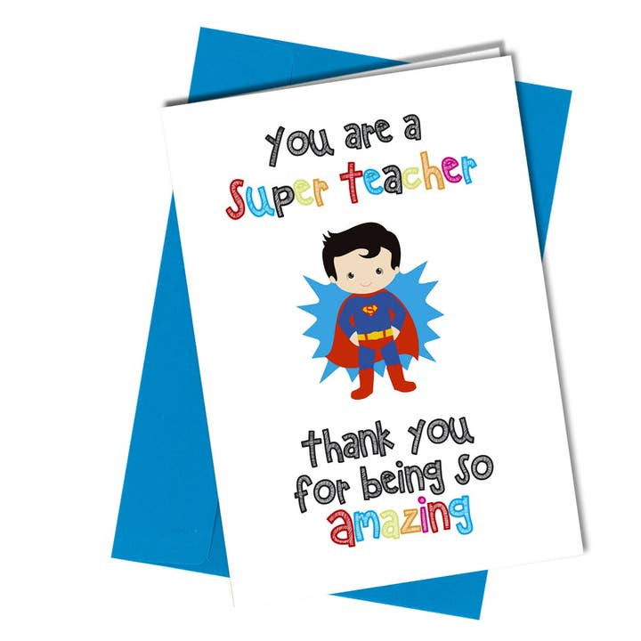 #1106 Super Insegnante per la vendita all'ingrosso da parte di Close to the Bone Greeting Cards and Gifts