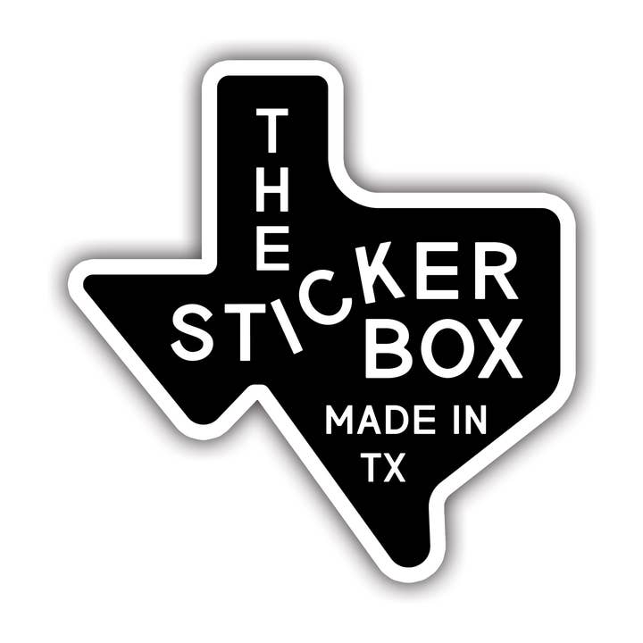 Premium Custom Stickers - 100 for $39 for wholesale by The Sticker Box | Texas Inspired Stickers & Magnets