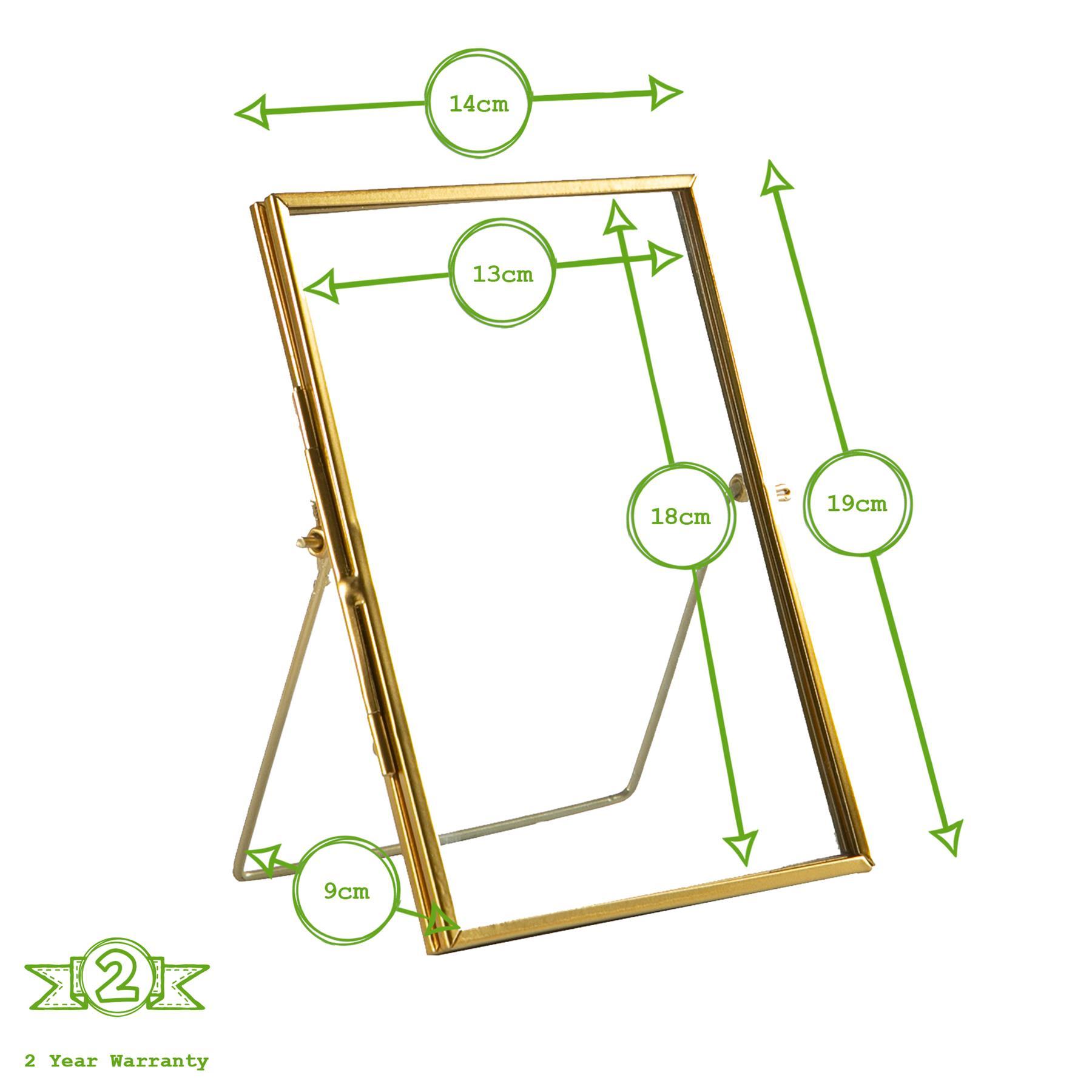 Rinkit Ltd – wholesale Picture frame – 5" x 7" Standing Metal Photo Frame - by Nicola Spring4
