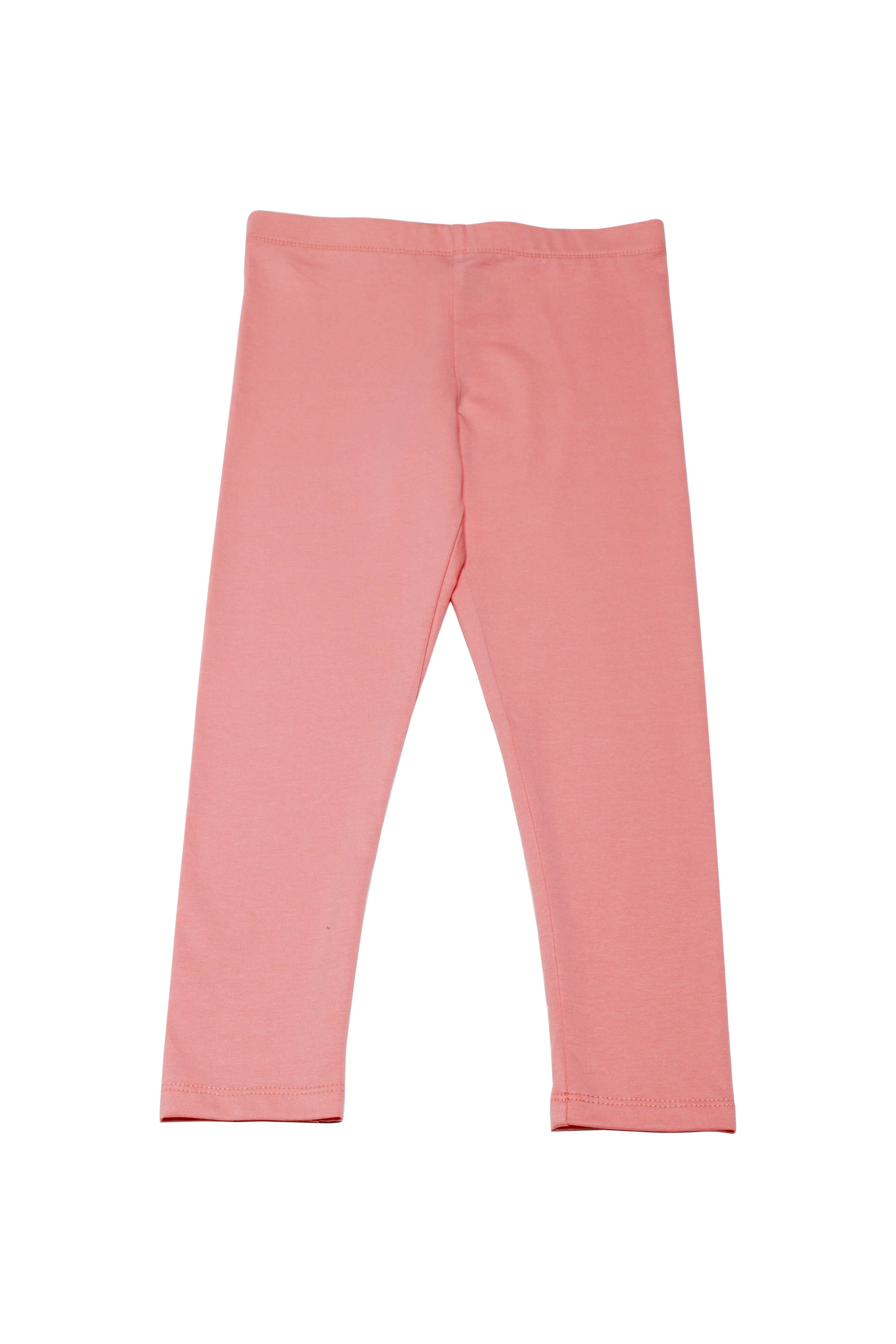 Minna - Wholesale Fashion Leggings - Kids - Fun Stretch Jersey Leggings - Petal Pink0