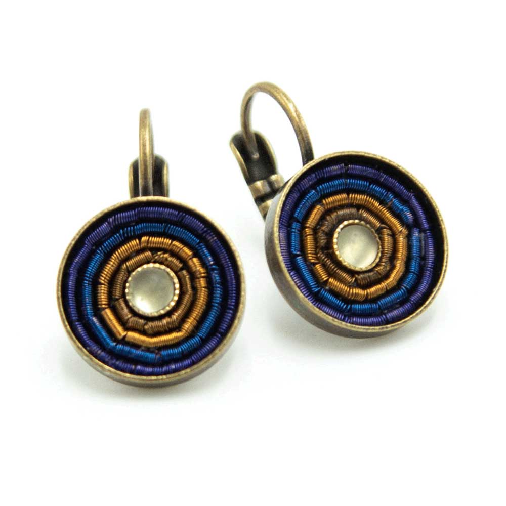 Sergio Engel jewellery - Wholesale Dangle Earrings - India antique earring 06 small colorful earrings24