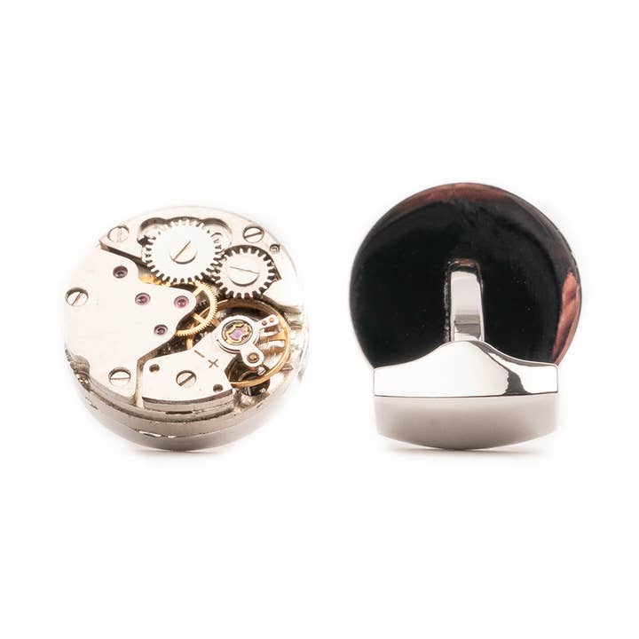 Platinum Watch Manschettknappar för wholesale av Illicium London