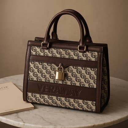 VeraMay - Wholesale Top handle bag – women's - Betti Coffee Vera May Vegan Fashion Handbag