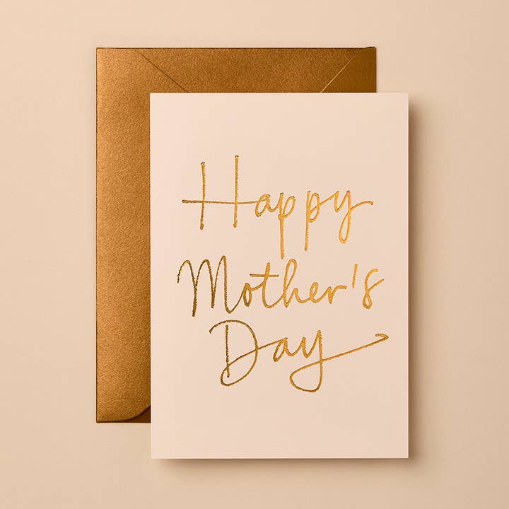 Mother's Day Card | Signature Foil Greeting Card for wholesale by Gabrielle & Celine Greeting Cards Australia