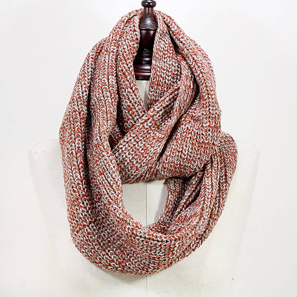 Sensibling Corp. - Wholesale Scarf - Women's - Chunky Cozy Knit Infinity Scarf1