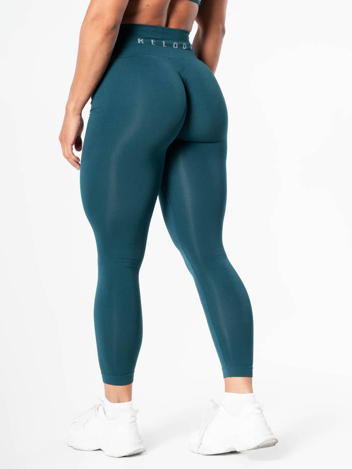 Prime Scrunch Tights - Teal green for wholesale by Relode AB