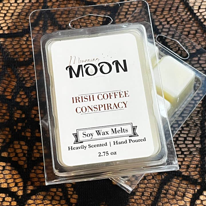 Mourning Moon Candles - Wholesale Wax Melt - Irish Coffee Conspiracy Soy Wax Melt