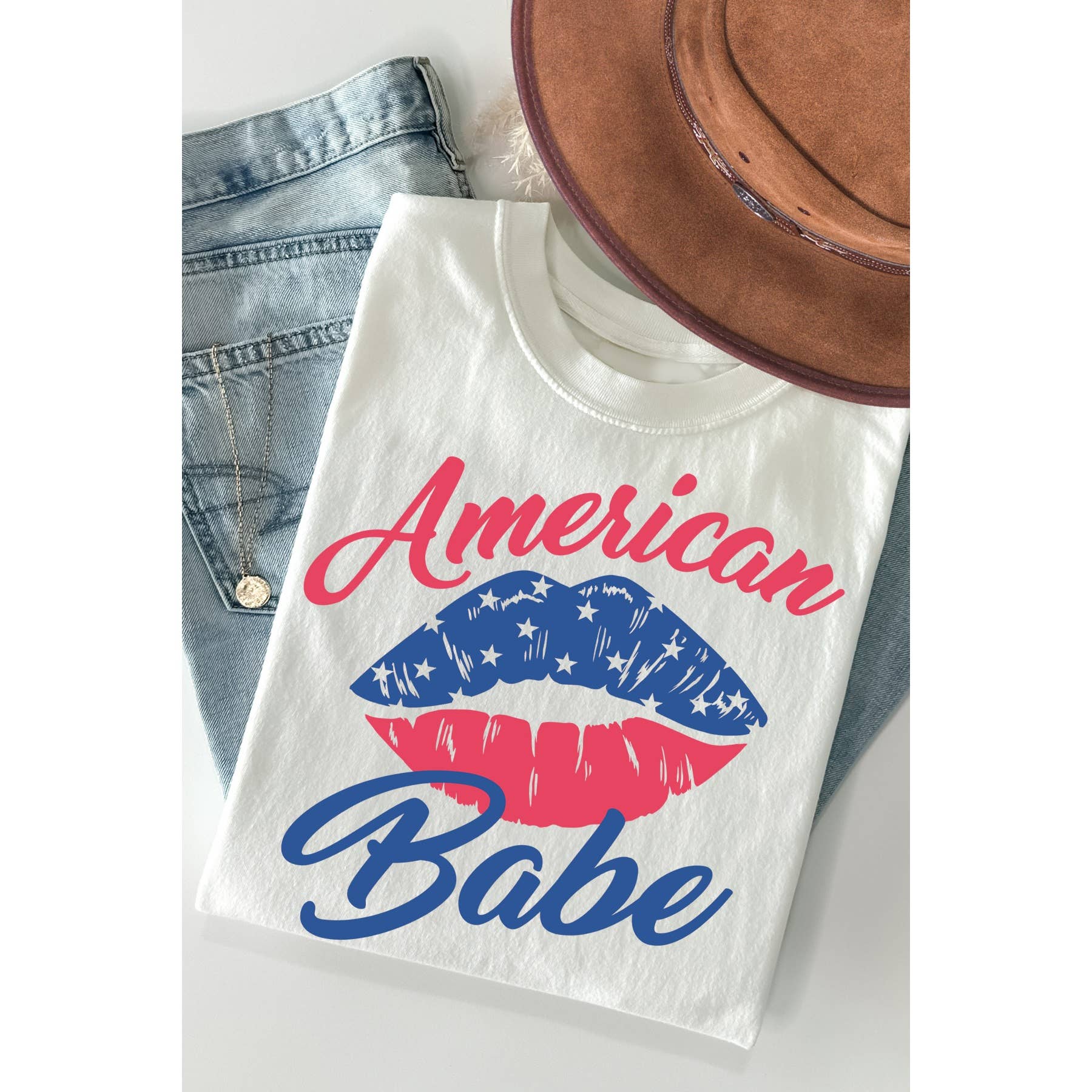 Amused by Blue - Wholesale T-Shirt (Graphic) - Women's -  AMERICAN Babe2