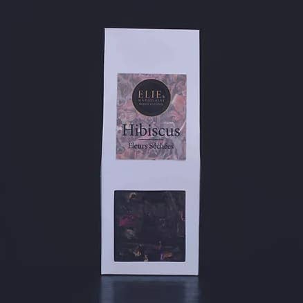 Ekologiska torkade hibiskusblommor, påse 50 g för wholesale av ELIE & MARJOLAINE