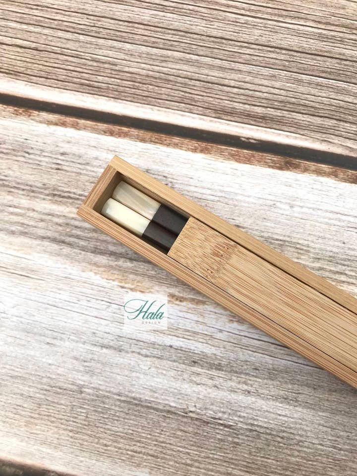 Personalised Chopstick Box for wholesale by Hala Design