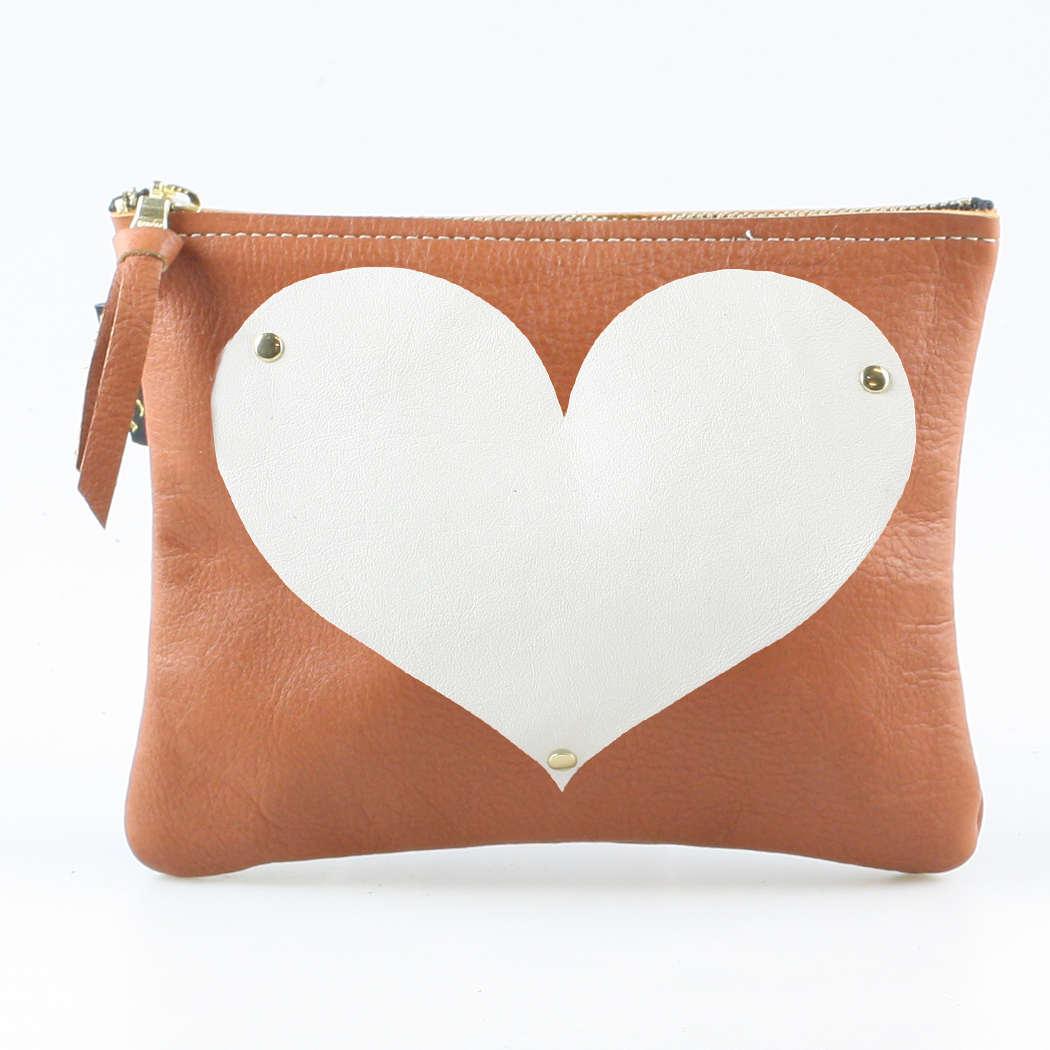 Zina Kao Exclusives – Engroshandel Posetaske - Dame – Soft Heart Applique: 3 størrelser! 11