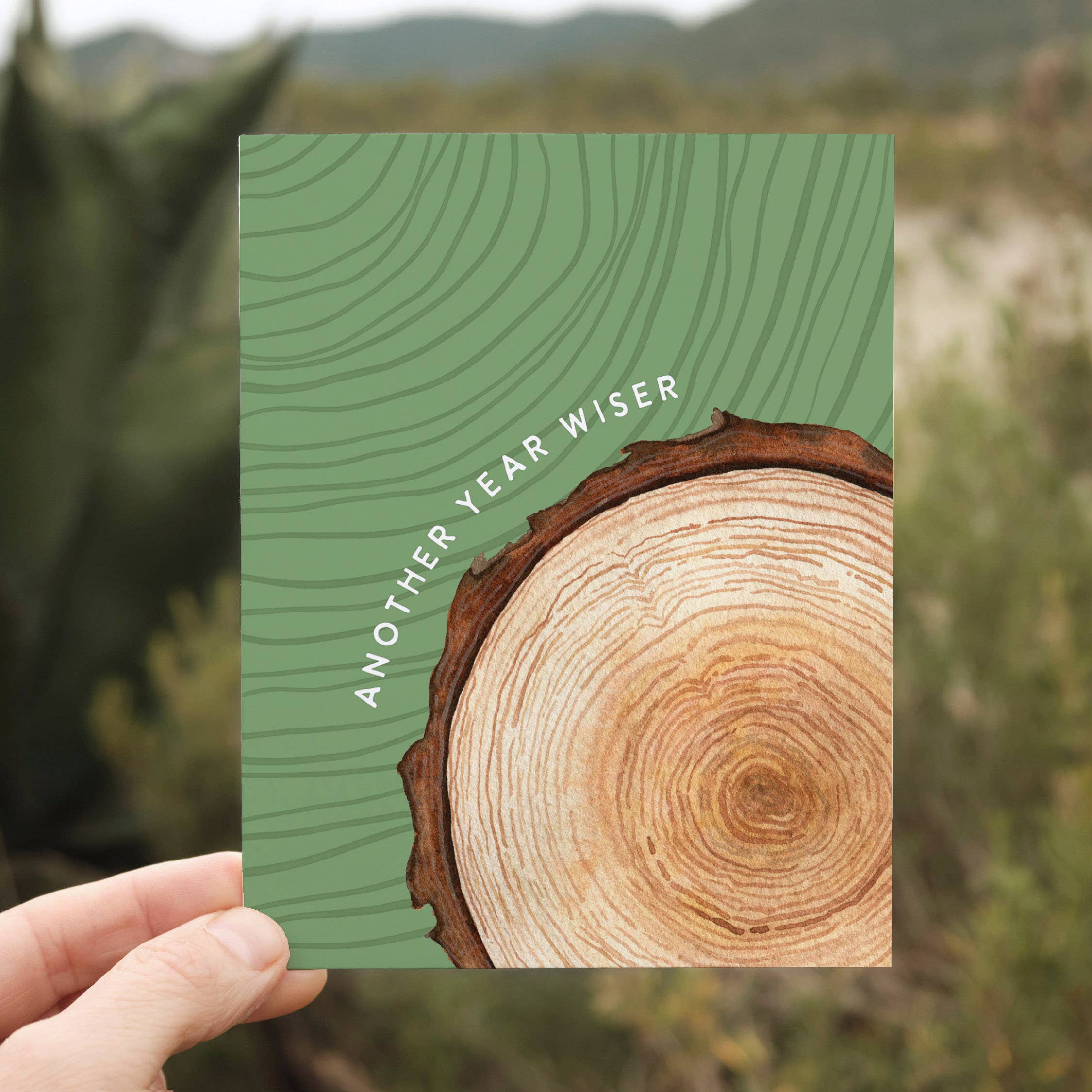 Watercolor Wednesday – Engroshandel Fødselsdagskort – Klog Fødselsdagskort | Blive Ældre Træring Naturdesign2