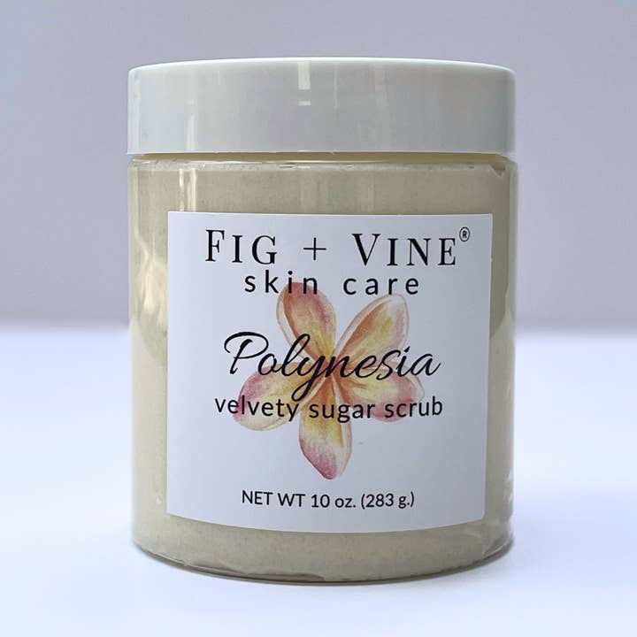 Velvety Sugar Scrub - Polynesia for wholesale by Fig + Vine Skincare