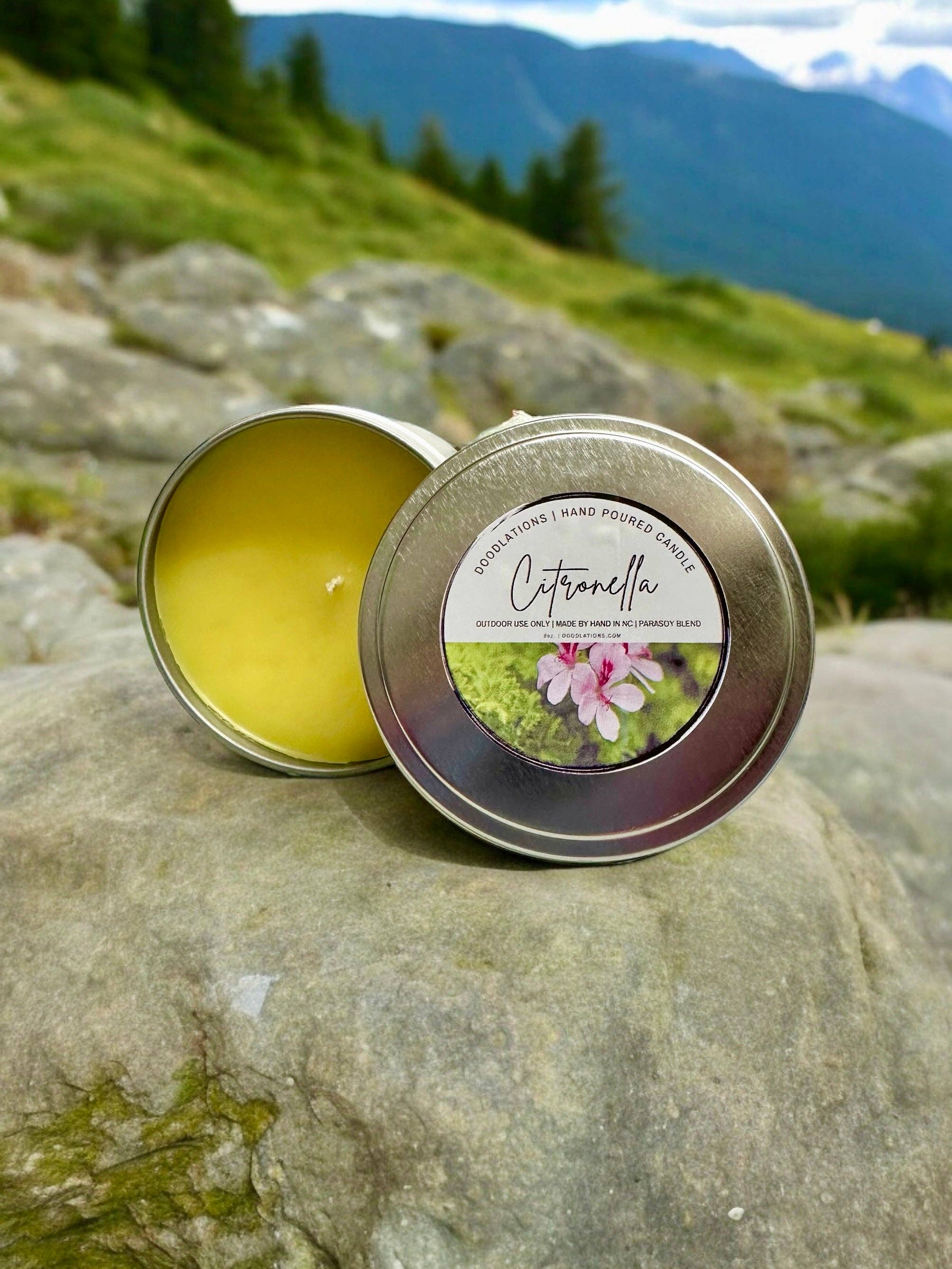 Doodlations - Wholesale Travel Candles - Citronella Candle0