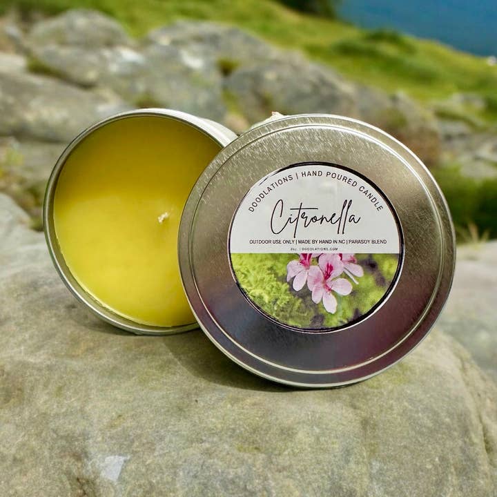 Doodlations - Wholesale Travel Candles - Citronella Candle0