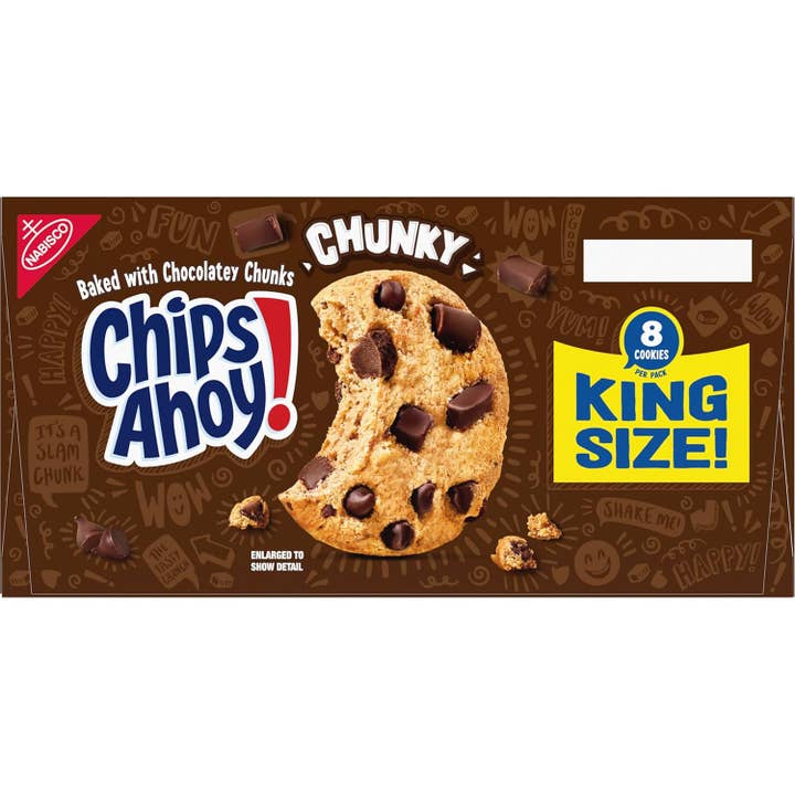 Snacky Candy - Wholesale Cookie - Chips Ahoy Chunky King Size 4.15 oz 8 count2