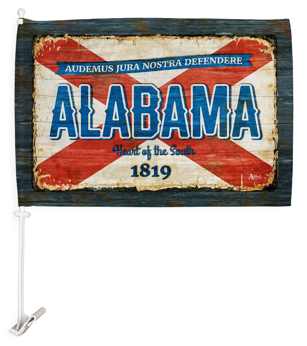 Two Group Flag Co - Vendita all'ingrosso Bandiere - Bandiera per auto vintage degli Stati Uniti d'America0