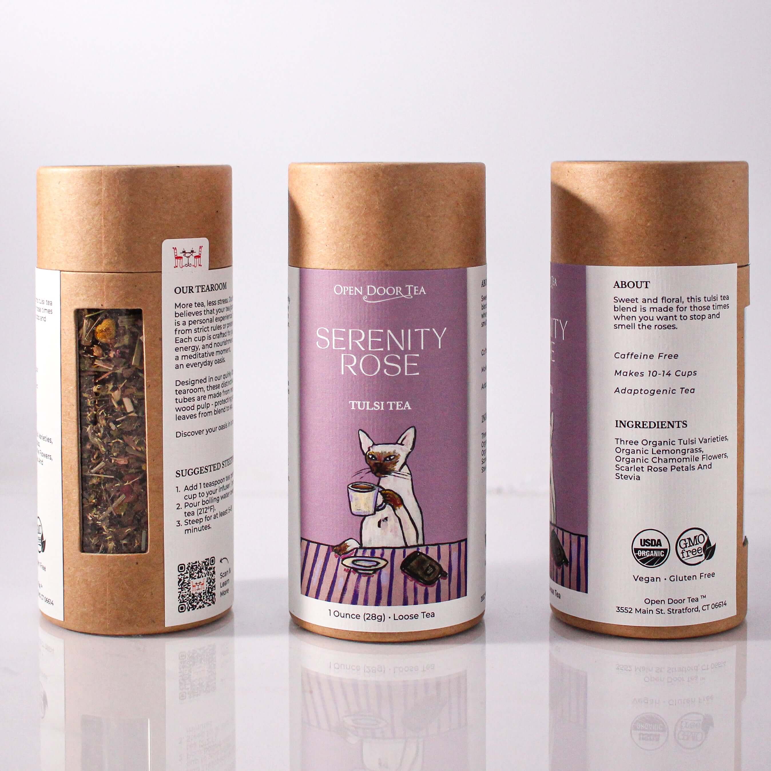 Open Door Tea - Wholesale Loose Tea - Serenity Rose | Tulsi Tea | Bulk or Retail3