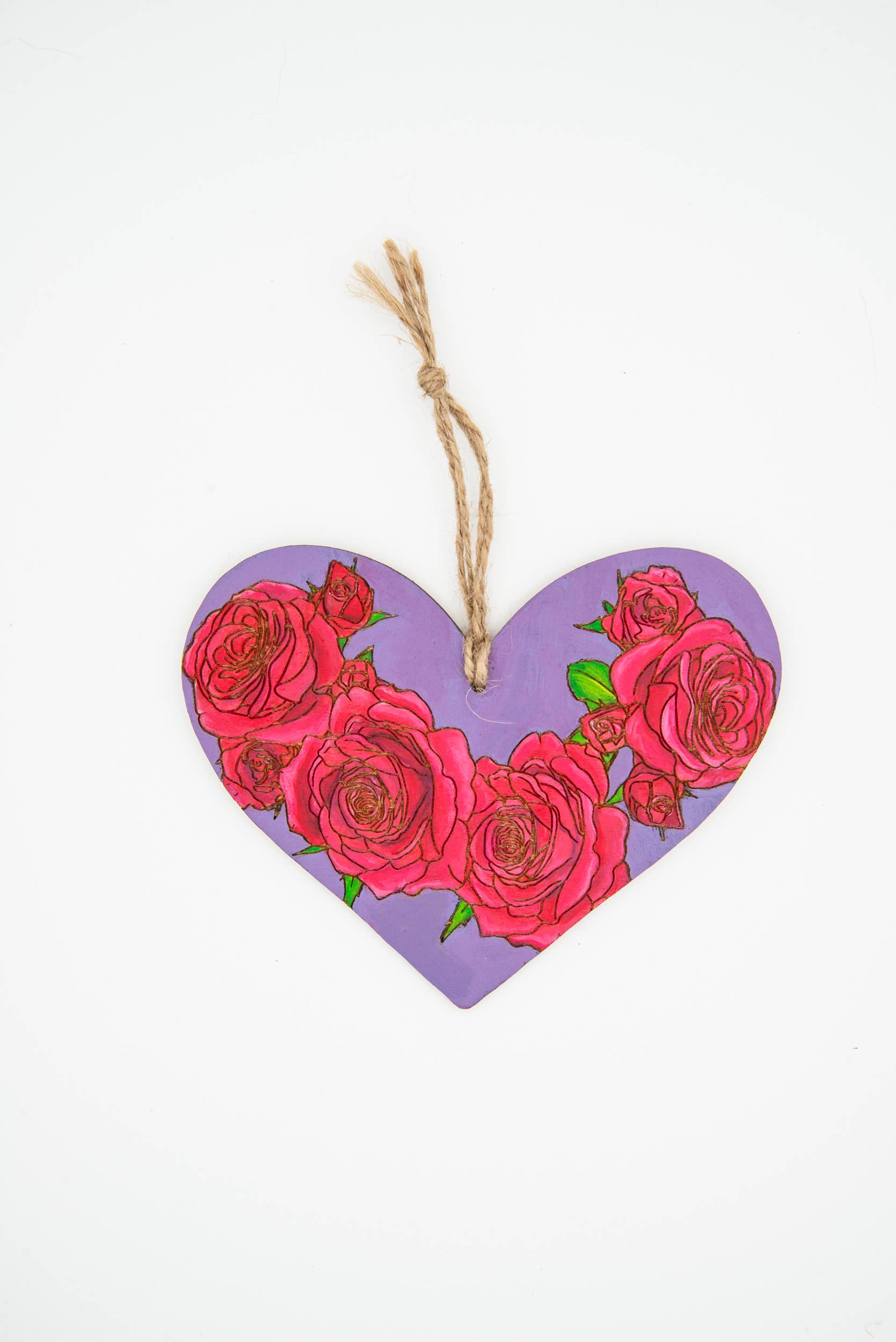Jennifer Schiano Studio - Wholesale DIY Craft Kit - Paint Your Own Kit: Floral Heart Hangers7