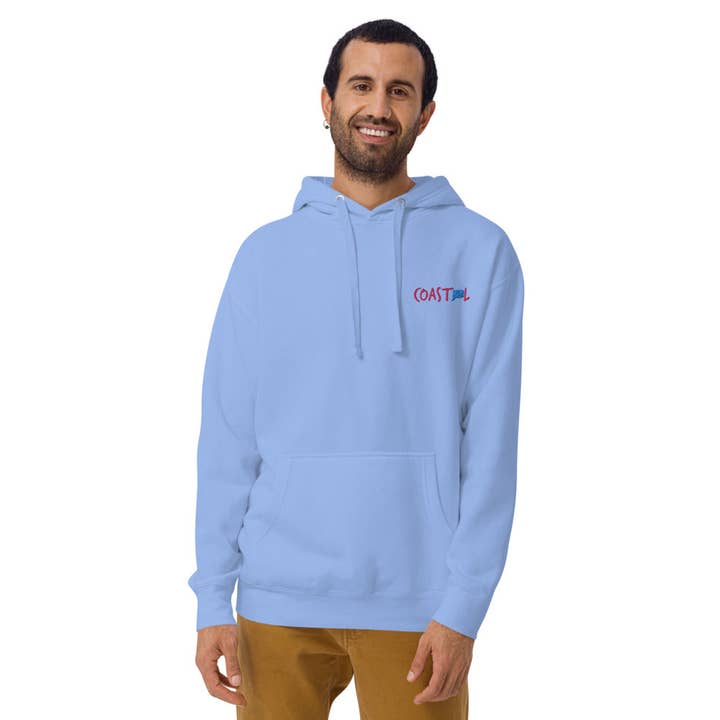 Coastal Connecticut™ Beachfront Unisex Hoodie for wholesale by Coastal & Midwest State of Mind