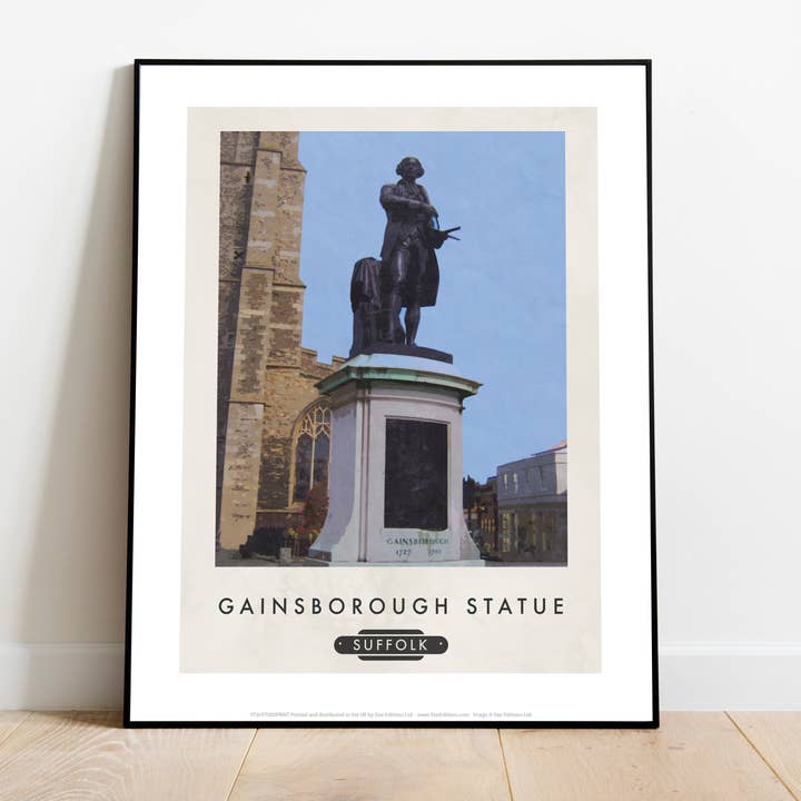Star Editions – wholesale Art print – Gainsborough Statue, Suffolk - 11X14” Premium Art Print1
