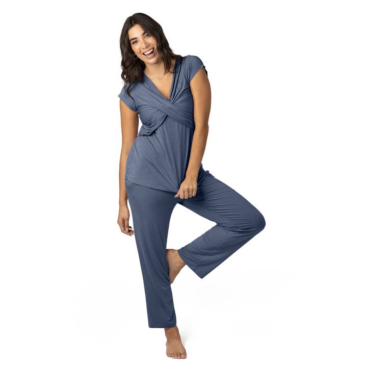 Kindred Bravely - Wholesale Sleepwear Set - Women's - Davy Ultra Soft Maternity & Nursing Pajamas Sleepwear Set4