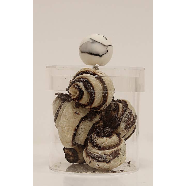 VIVIENCE - Wholesale Jar - Acrylic Canister with Ball Knob, Available in 3 sizes2