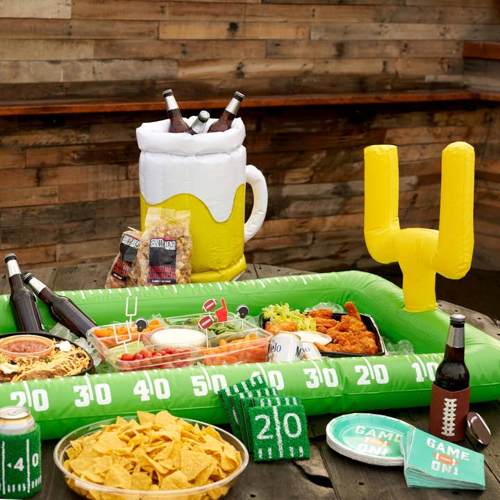 TRUE - Wholesale Cooler/Cooler Bag - TrueZoo Inflatable Tabletop Football Field Cooler Bar