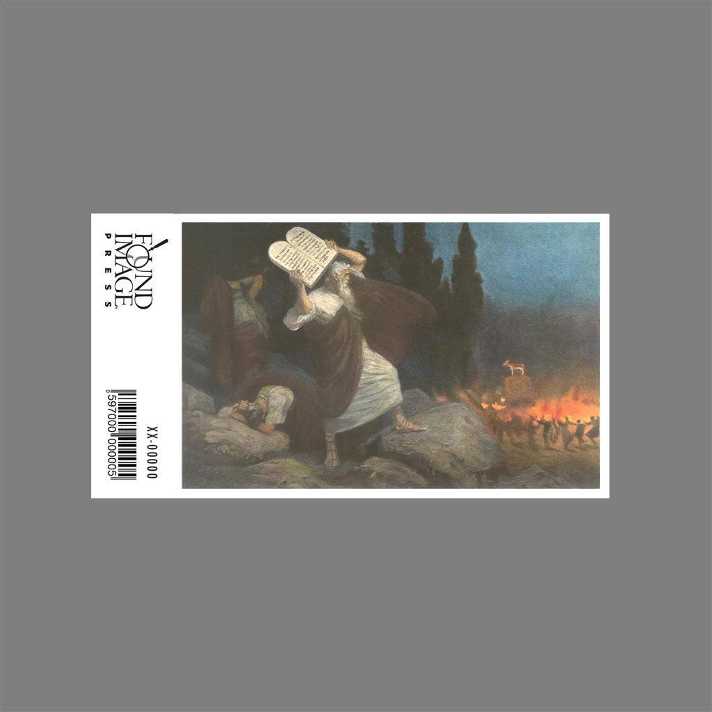 Found Image Press - Wholesale Sticker - Sticker RG-102 Moses Breaking Tablets1