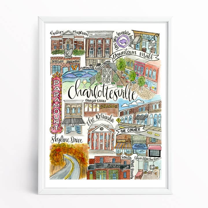 Mad Kitchen Co. - Wholesale Art Print - Charlottesville Classics Art Print2