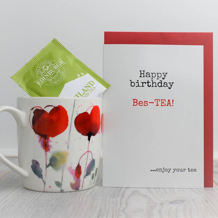 Tekpose Lykønskningskort - TEA-051 for engroshandel hos Smith & Ross Designs