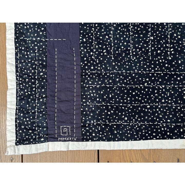 JoanR - Wholesale Quilt - 110 Night Sky: Boro Inspired Quilt3